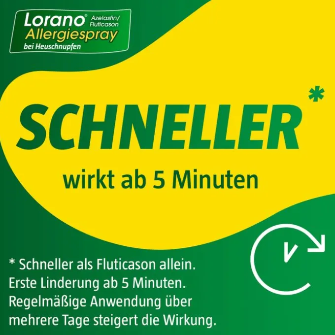 LORANO Azelastin/Fluticason Allergiespr.b.Heuschn. 23 g