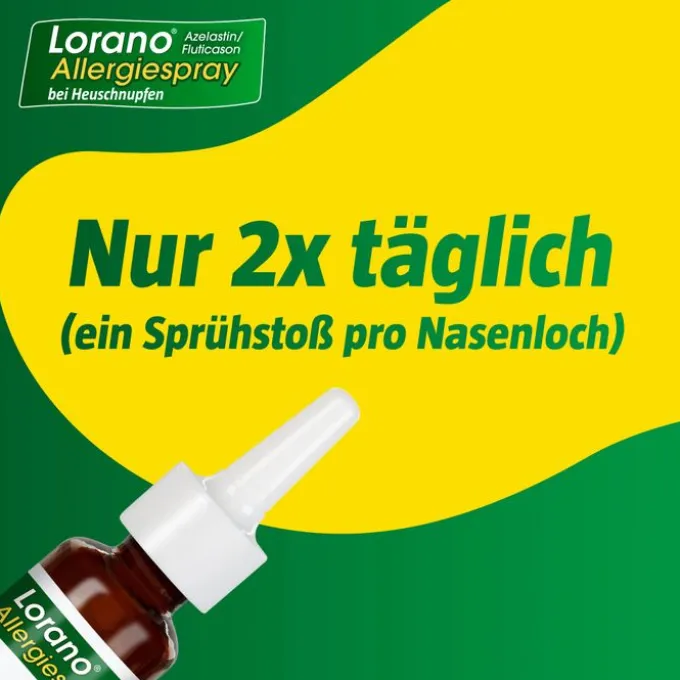 LORANO Azelastin/Fluticason Allergiespr.b.Heuschn. 23 g