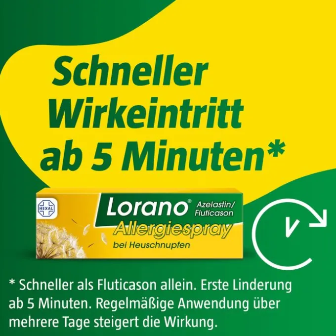 LORANO Azelastin/Fluticason Allergiespr.b.Heuschn. 23 g