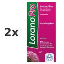 LORANOPRO 0,5 mg/ml Lösung zum Einnehmen Set 2x50ml