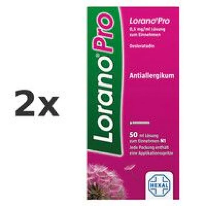 LORANOPRO 0,5 mg/ml Lösung zum Einnehmen Set 2x50ml