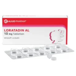 Loratadin AL 10 mg Tabletten bei Heuschnupfen 100 St