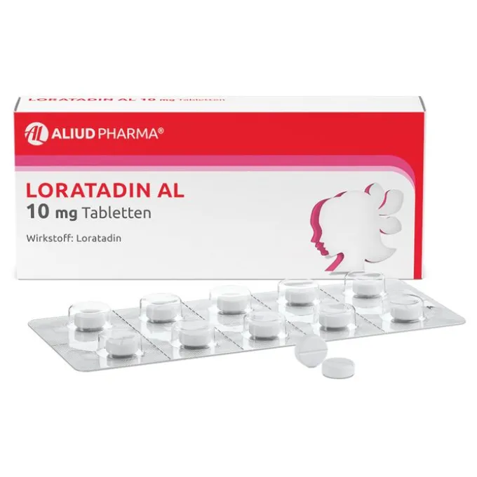 Loratadin AL 10 mg Tabletten bei Heuschnupfen 100 St