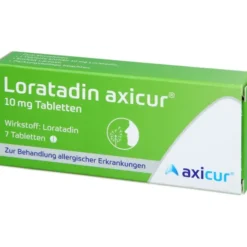 LORATADIN axicur 10 mg Tabletten 7 St