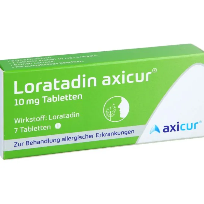 LORATADIN axicur 10 mg Tabletten 7 St
