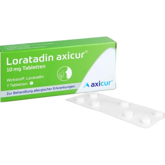 LORATADIN axicur 10 mg Tabletten 7 St