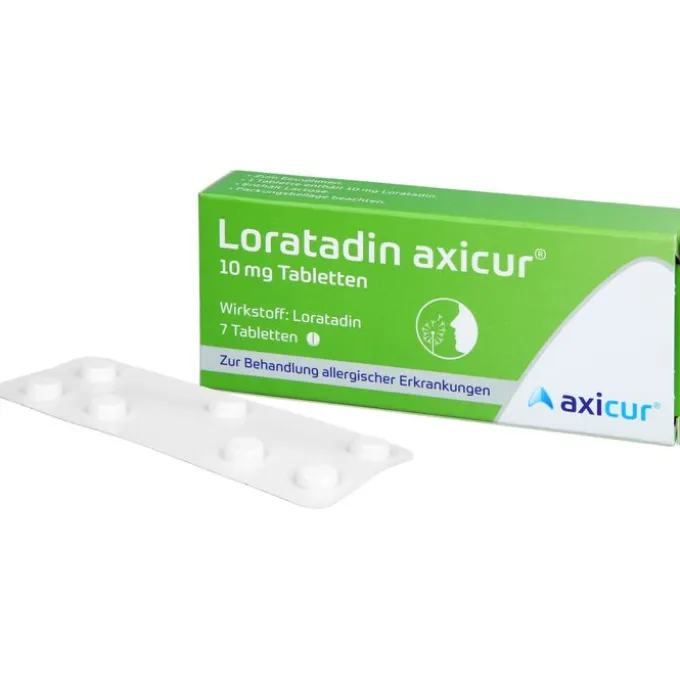 LORATADIN axicur 10 mg Tabletten 7 St
