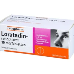 LORATADIN-ratiopharm 10 mg Tabletten 100 St