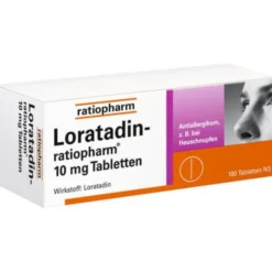 LORATADIN-ratiopharm 10 mg Tabletten 100 St