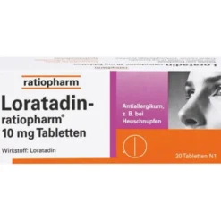 LORATADIN-ratiopharm 10 mg Tabletten 20 St