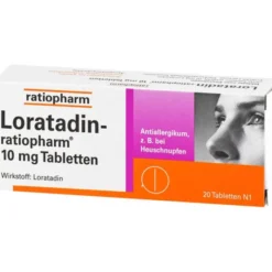 LORATADIN-ratiopharm 10 mg Tabletten 20 St