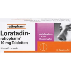LORATADIN-ratiopharm 10 mg Tabletten 20 St