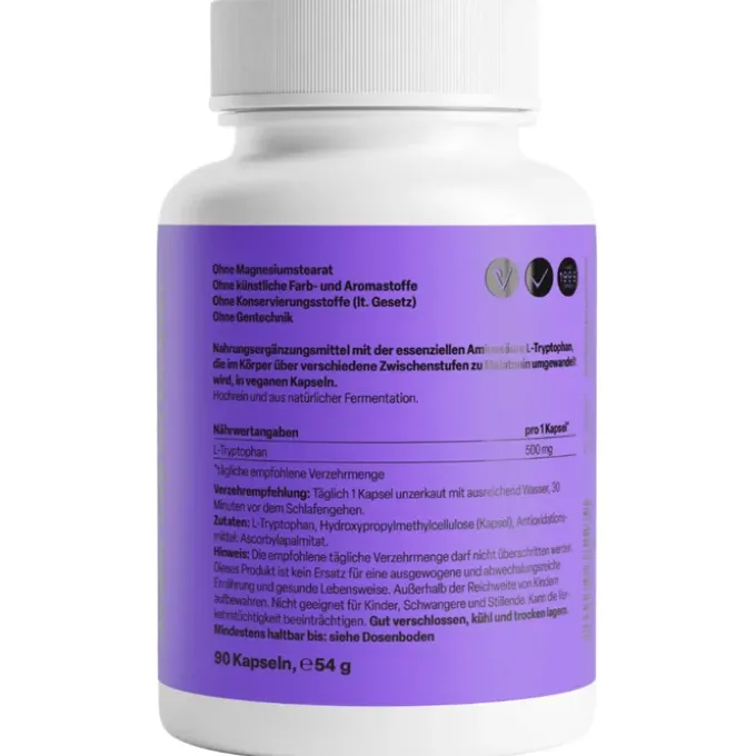 L-TRYPTOPHAN 500 mg Kapseln 90 Stück
