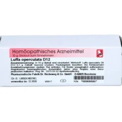 LUFFA OPERCULATA D 12 Globuli 10 g