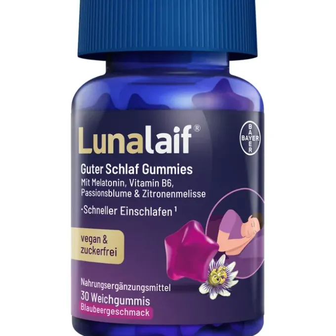 LUNALAIF Guter Schlaf Gummies 30 Stück