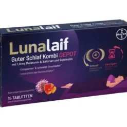 LUNALAIF Guter Schlaf Kombi Depot Tabletten 15 Stück