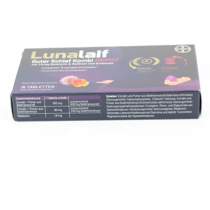 LUNALAIF Guter Schlaf Kombi Depot Tabletten 15 Stück