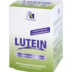 LUTEIN KAPSELN 6 mg+Heidelbeer 120 Stück