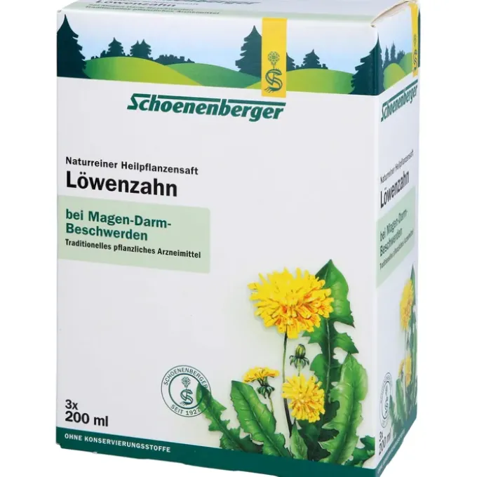 LÖWENZAHN SAFT Schoenenberger Heilpflanz.Säfte 3X200 ml