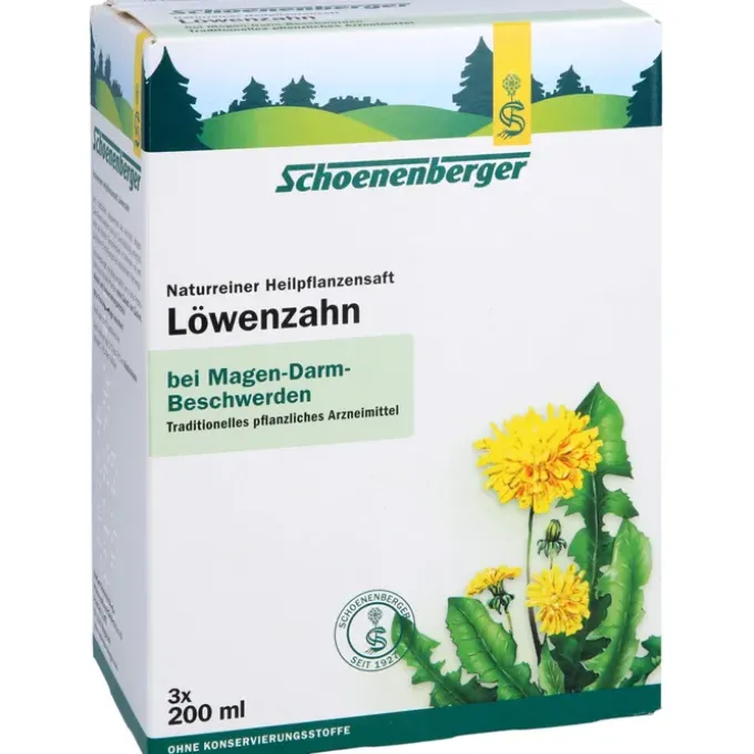 LÖWENZAHN SAFT Schoenenberger Heilpflanz.Säfte 3X200 ml
