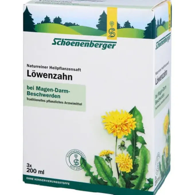 LÖWENZAHN SAFT Schoenenberger Heilpflanz.Säfte 3X200 ml