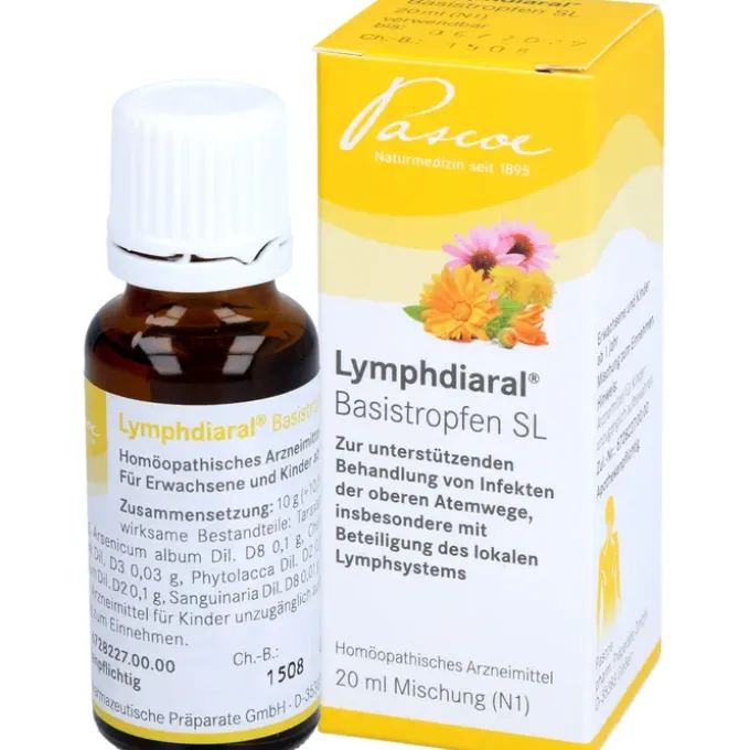 LYMPHDIARAL BASISTROPFEN SL 20 ml