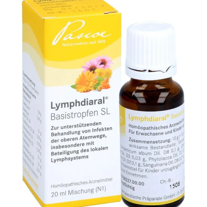 LYMPHDIARAL BASISTROPFEN SL 20 ml