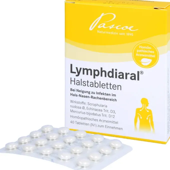 LYMPHDIARAL HALSTABLETTEN 40 St