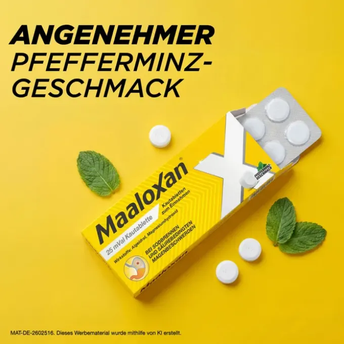 MAALOXAN 25 mVal Kautabletten 20 St