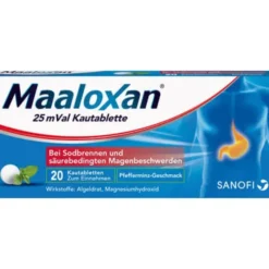 MAALOXAN 25 mVal Kautabletten 20 St