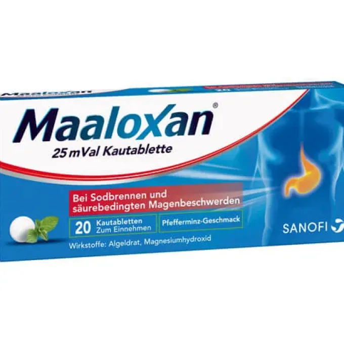 MAALOXAN 25 mVal Kautabletten 20 St