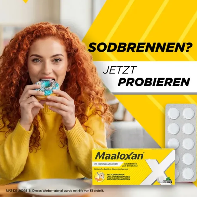 MAALOXAN 25 mVal Kautabletten 20 St