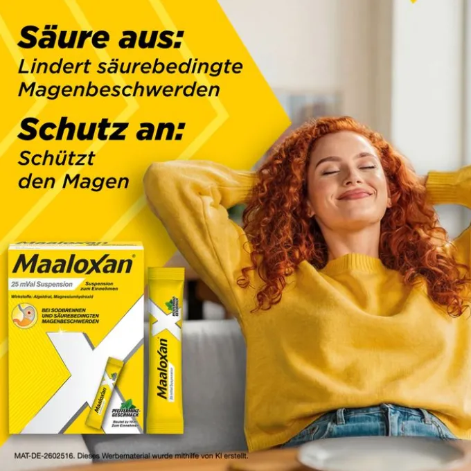 MAALOXAN 25 mVal Suspension 500 ml