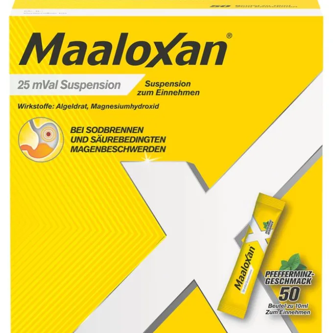 MAALOXAN 25 mVal Suspension 500 ml