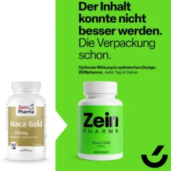 MACA GOLD vegetarische Kapseln plus Zink+Vit.C 180 Stück