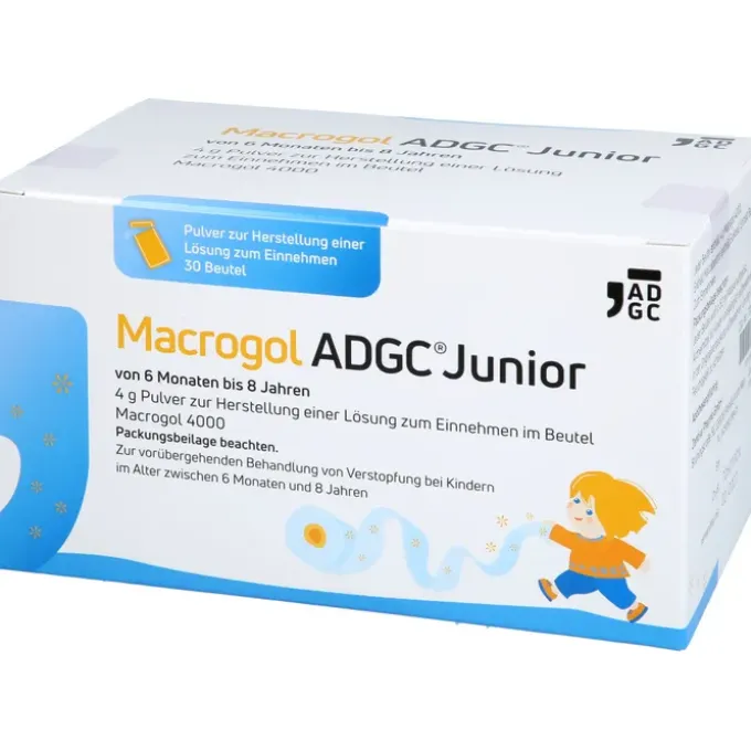 MACROGOL ADGC Junior 6M-8J 4g Plv.z.H.e.L.z.Einn. 30 St
