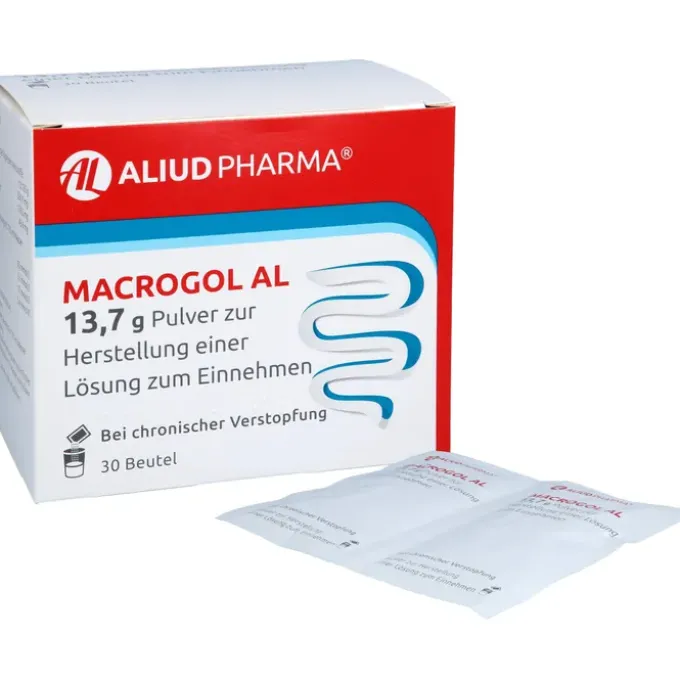 Macrogol AL 13,7 g Pulver bei Verstopfung 30 St