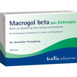 MACROGOL beta plus Elektrolyte Plv.z.H.e.L.z.Einn. 20 St