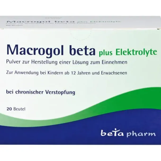 MACROGOL beta plus Elektrolyte Plv.z.H.e.L.z.Einn. 20 St