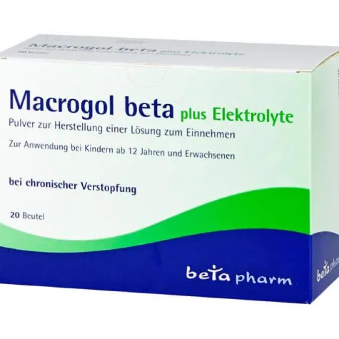 MACROGOL beta plus Elektrolyte Plv.z.H.e.L.z.Einn. 20 St