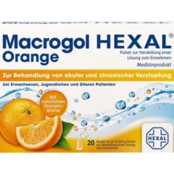 MACROGOL HEXAL Orange Plv.z.Her.e.Lsg.z.Einn.Btl. 20 Stück
