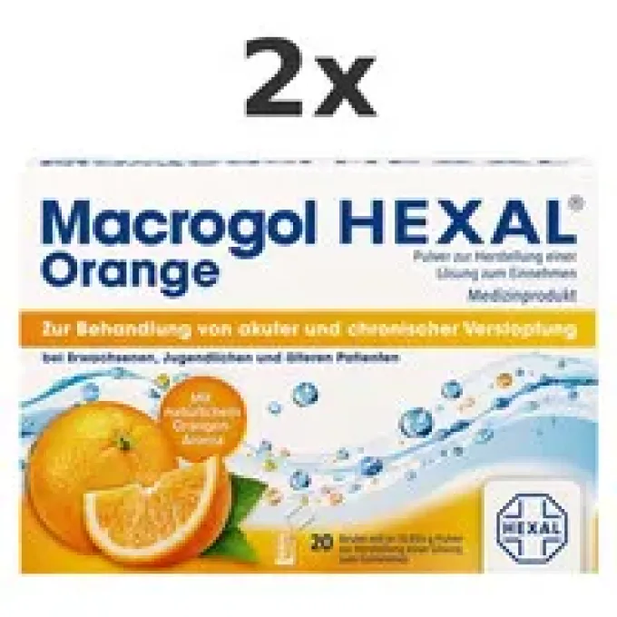 Macrogol HEXAL® Orange 2x20St
