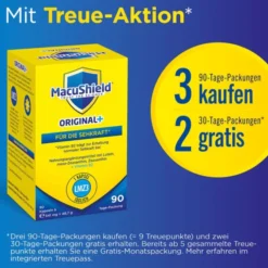 MACUSHIELD Original+ 90-Tage Weichkapseln 90 Stück