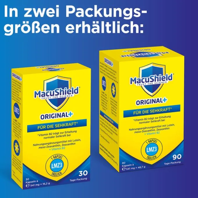 MACUSHIELD Original+ 90-Tage Weichkapseln 90 Stück