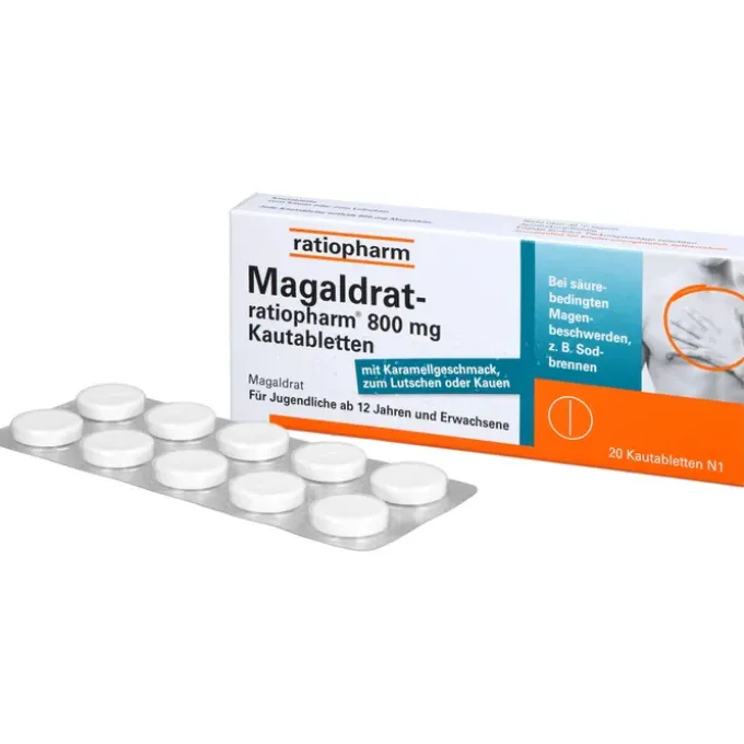MAGALDRAT-ratiopharm 800 mg Tabletten 20 St