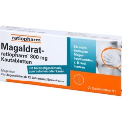 MAGALDRAT-ratiopharm 800 mg Tabletten 20 St