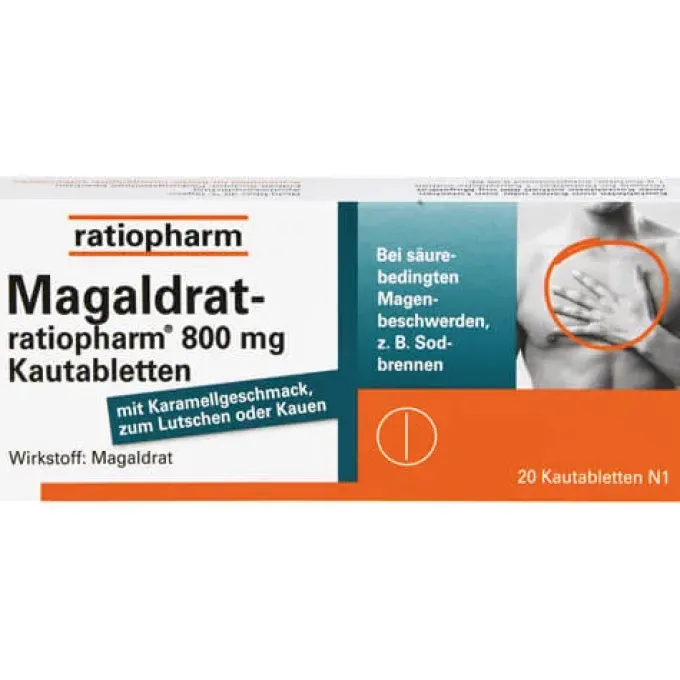 MAGALDRAT-ratiopharm 800 mg Tabletten 20 St