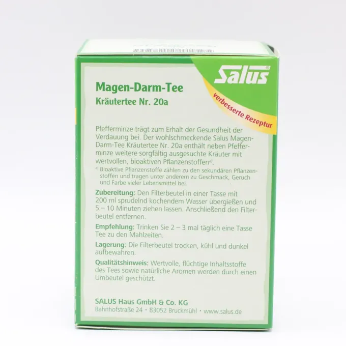 MAGEN-DARM TEE Kräutertee Nr.20a Bio Salus Fbtl. 15 Stück