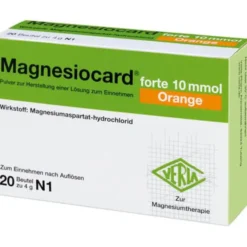 MAGNESIOCARD forte 10 mmol Orange Plv.z.H.e.L.z.E. 20 St