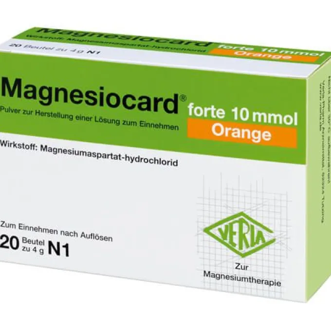 MAGNESIOCARD forte 10 mmol Orange Plv.z.H.e.L.z.E. 20 St